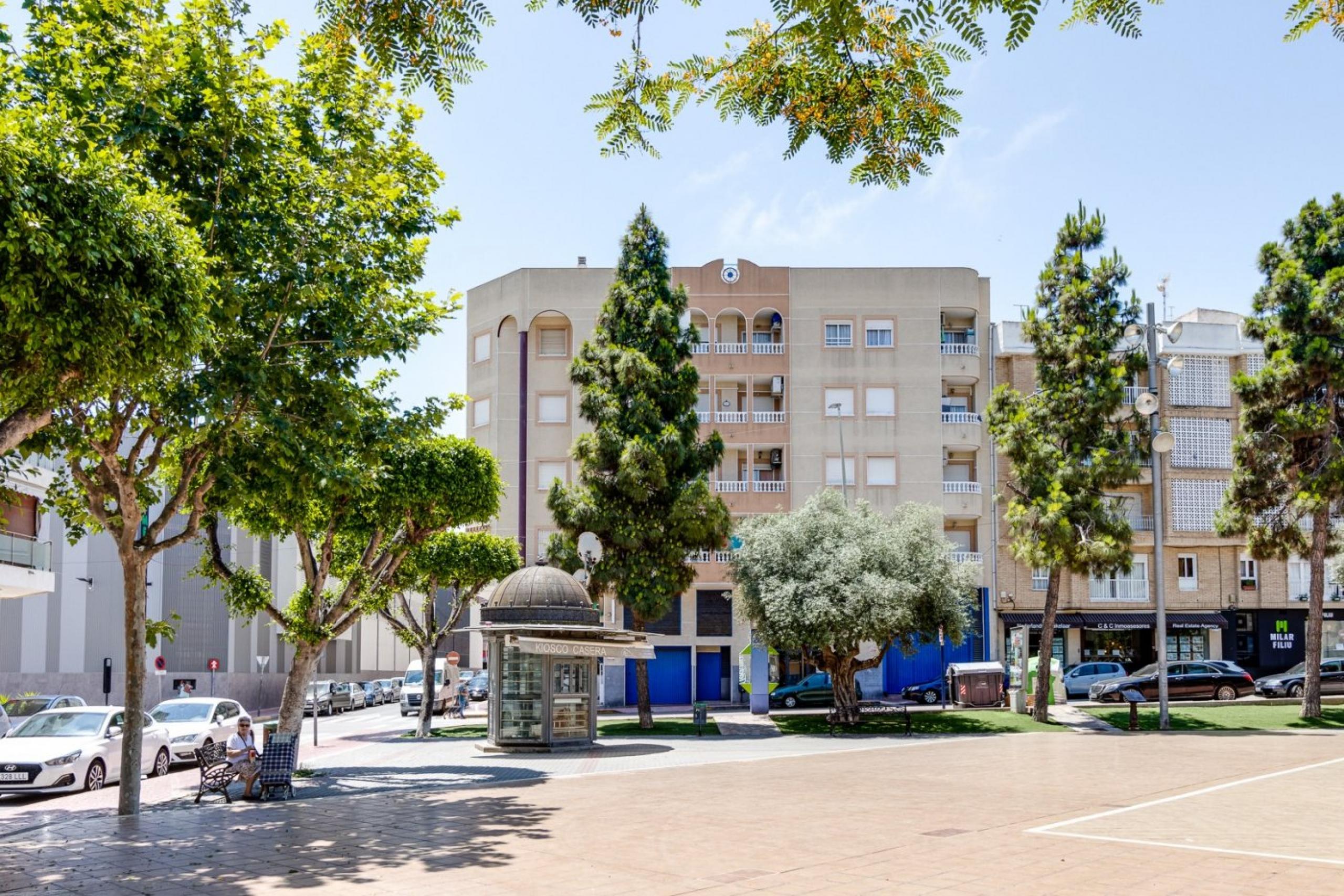 Logement de 2 chambres + 1 Baßo + piscine, à Guardamar del Segura.