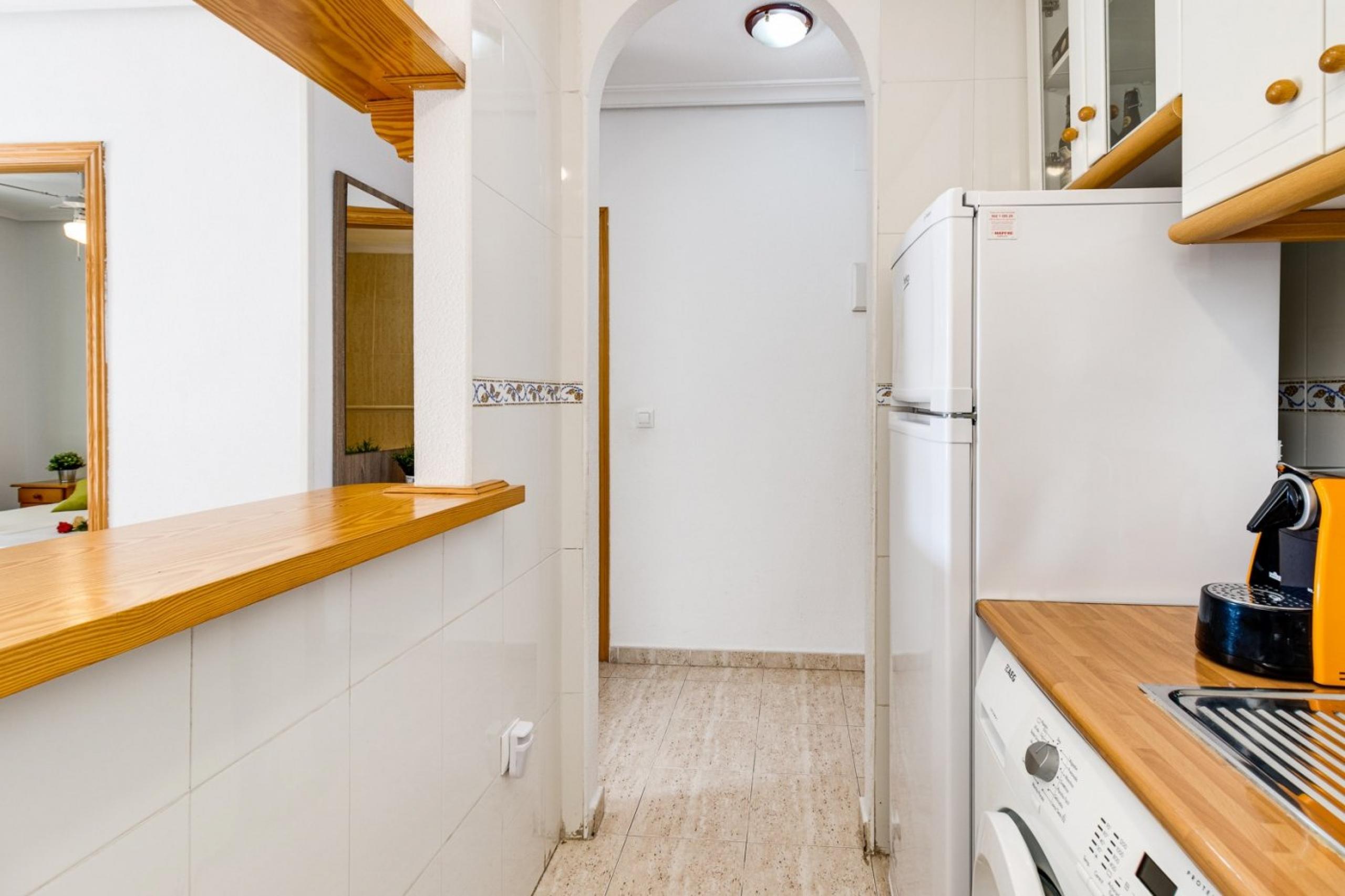 Appartement de luxe 1 chambre + garage. Résidentiel sur la première ligne de la plage de La Mata