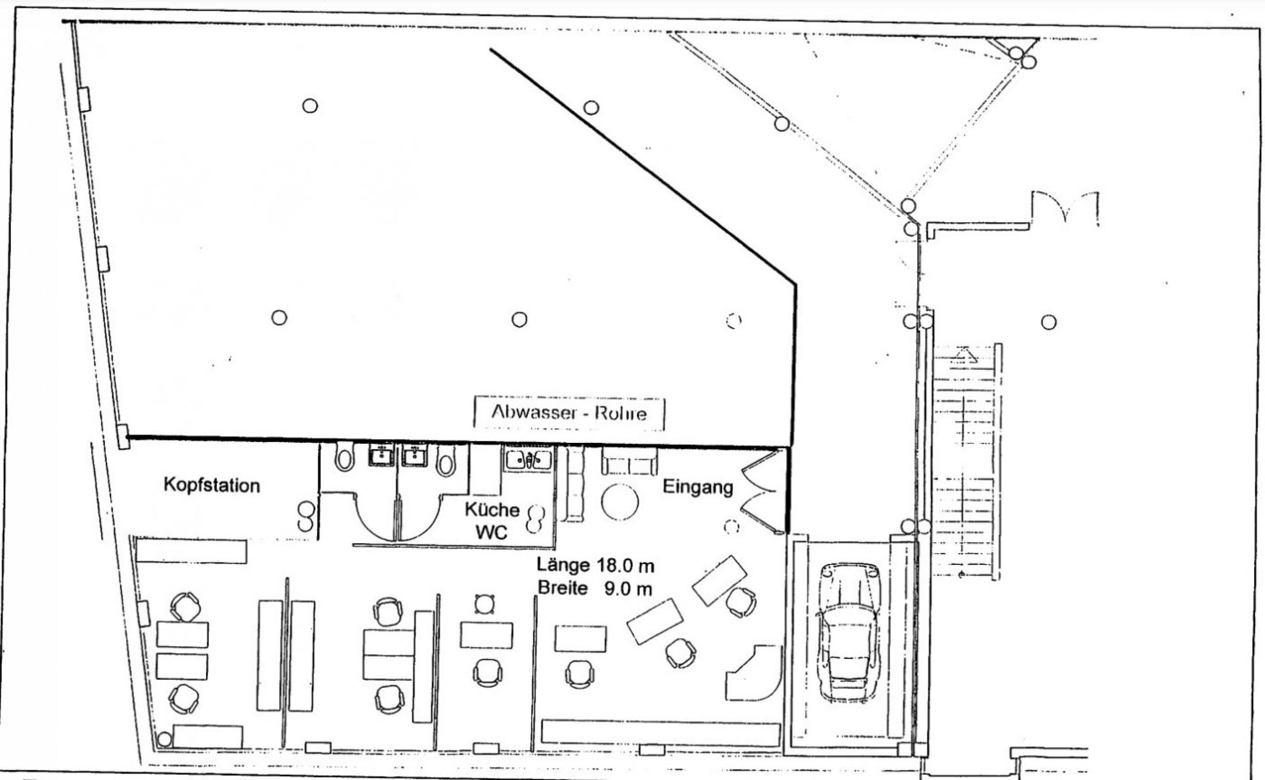 Local 170m2 dans le bâtiment d'affaires