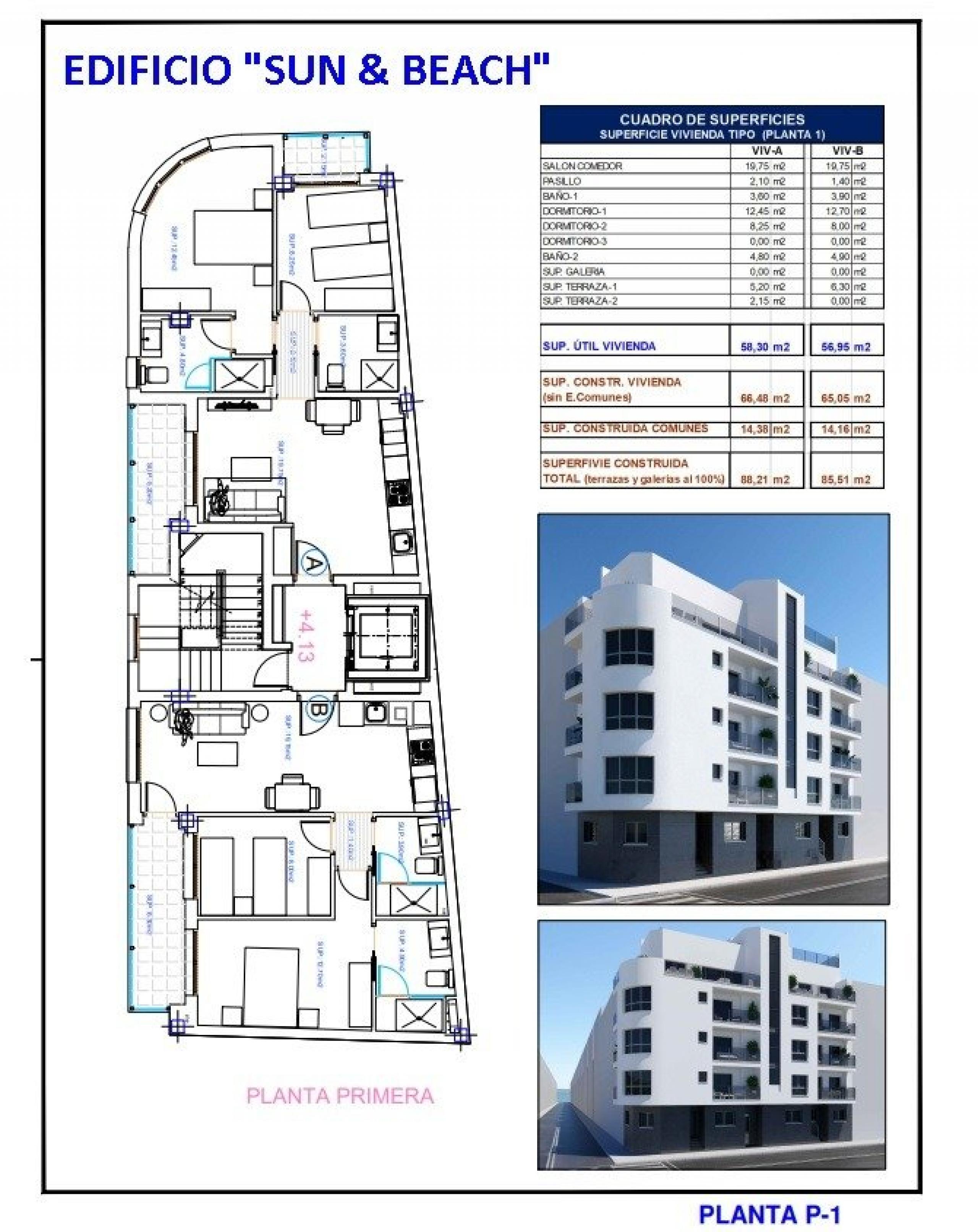 "Intercosta-Sun [amp;] plage" 2 chambres à coucher à 200 mètres de la plage