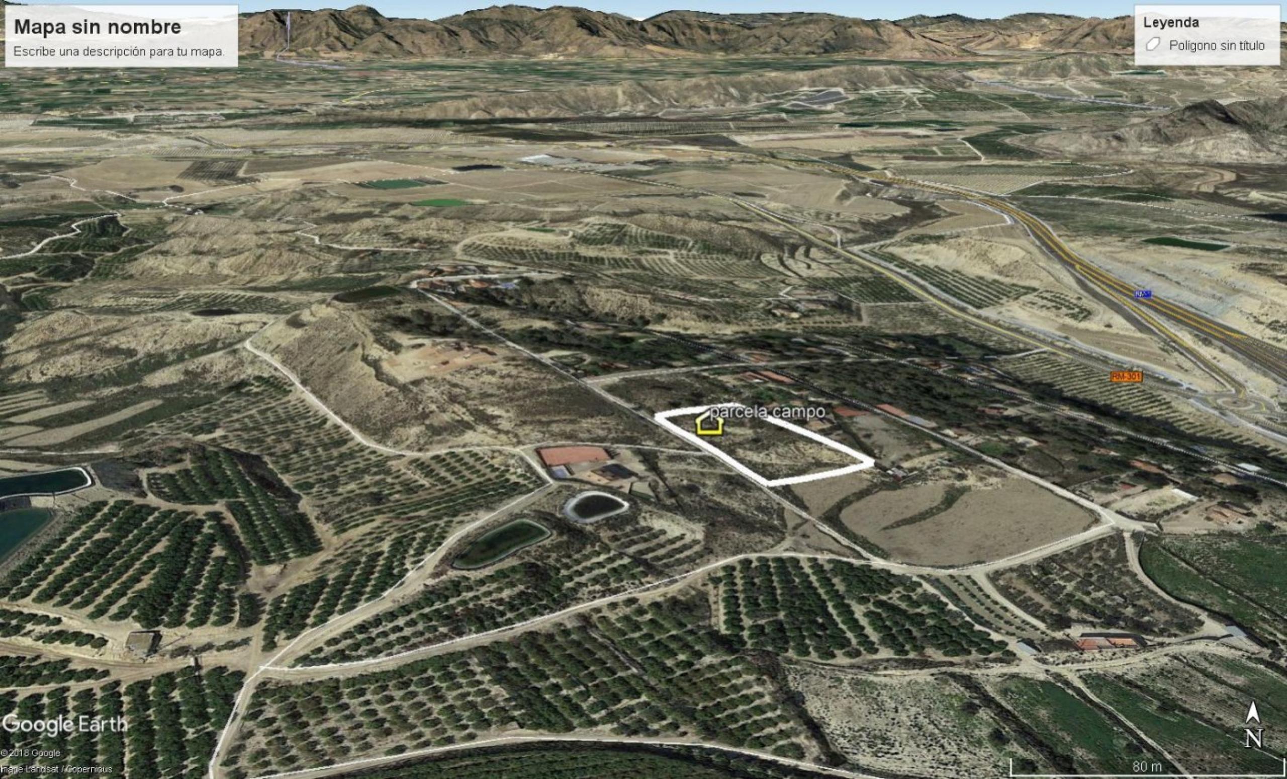 Terrain à Sucina de 3300 m2 préparé pour construire des maisons