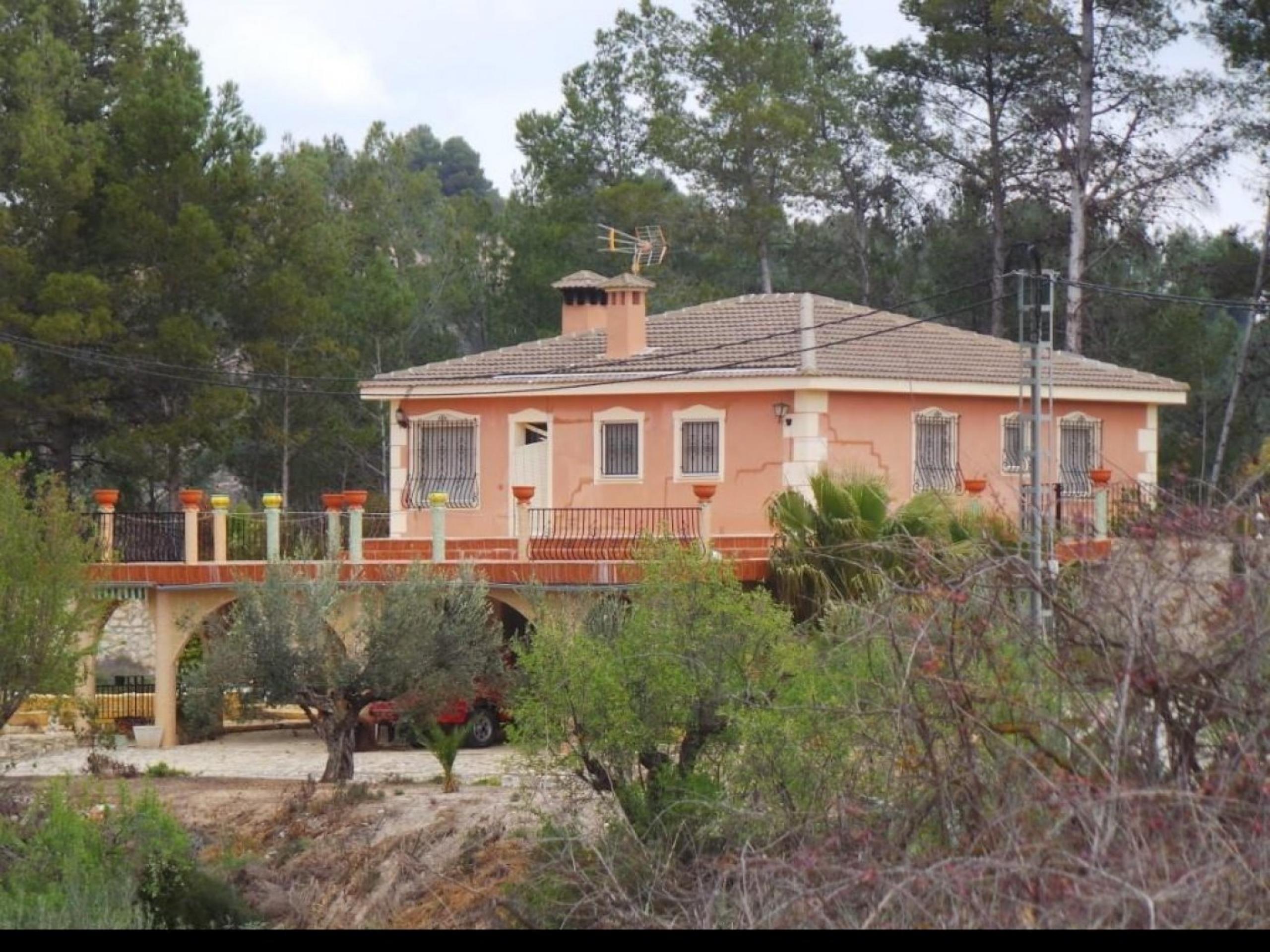 Finca avec maison et vue sur la montagne