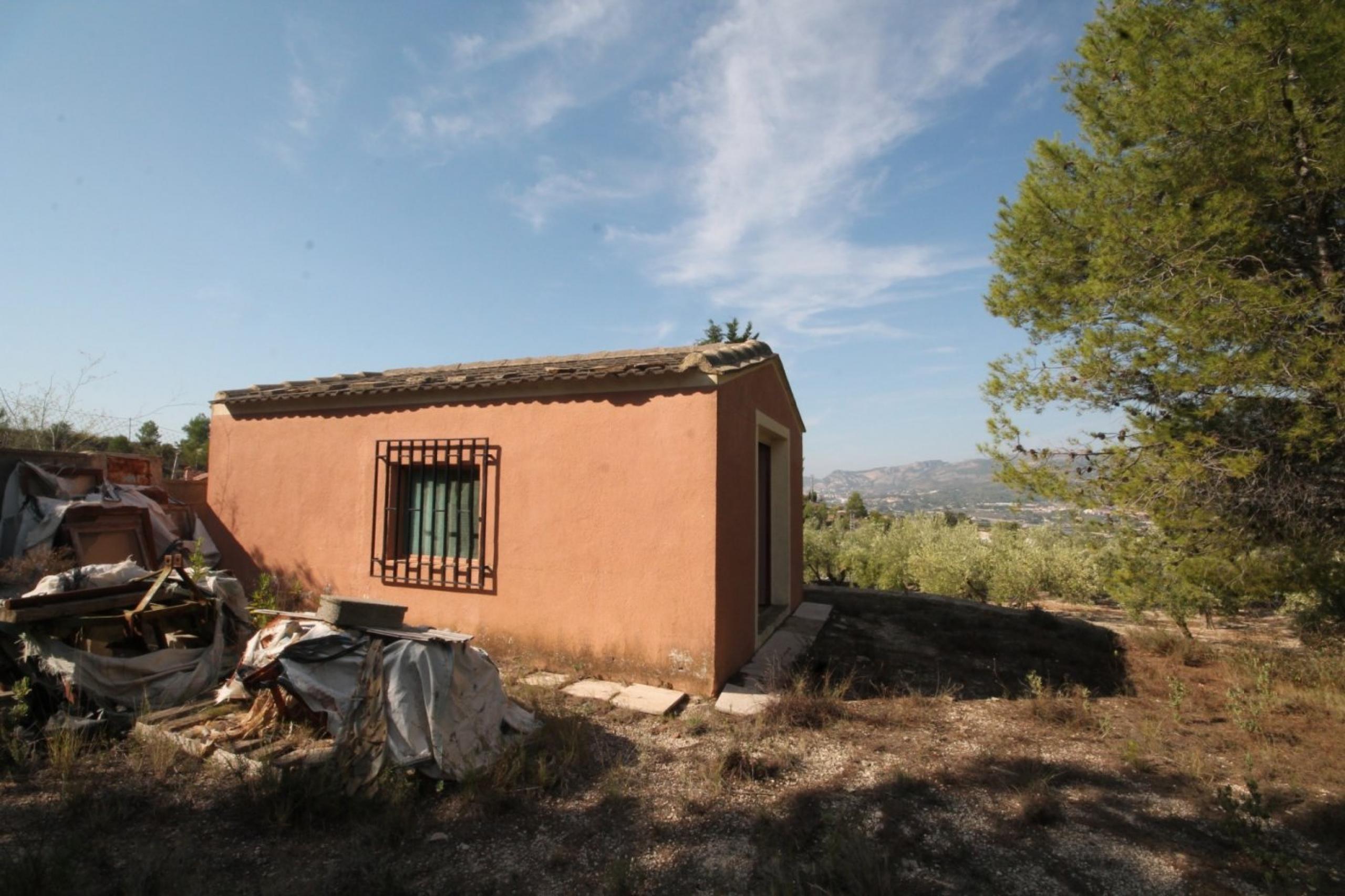 Finca avec maison et vue sur la montagne