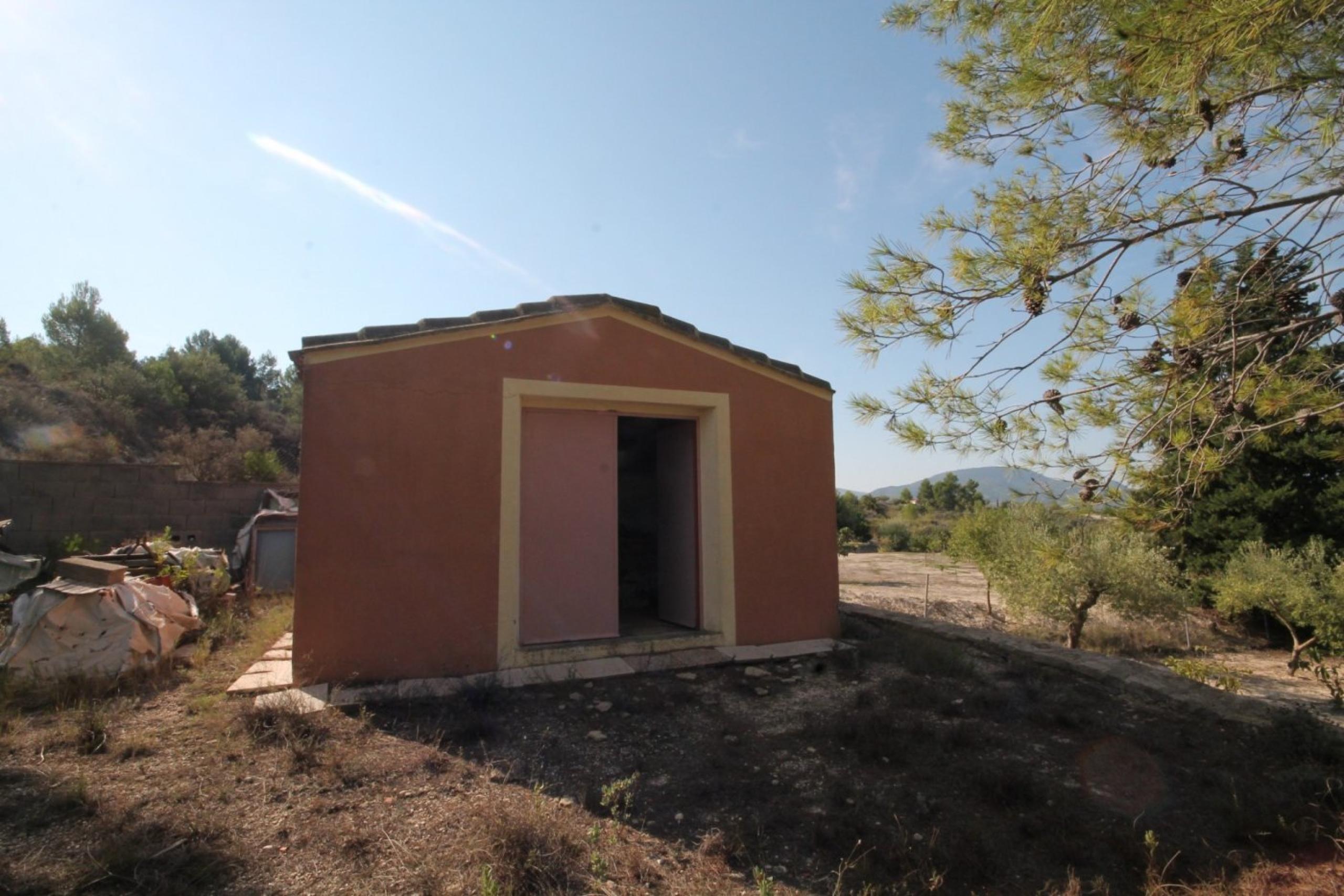 Finca avec maison et vue sur la montagne