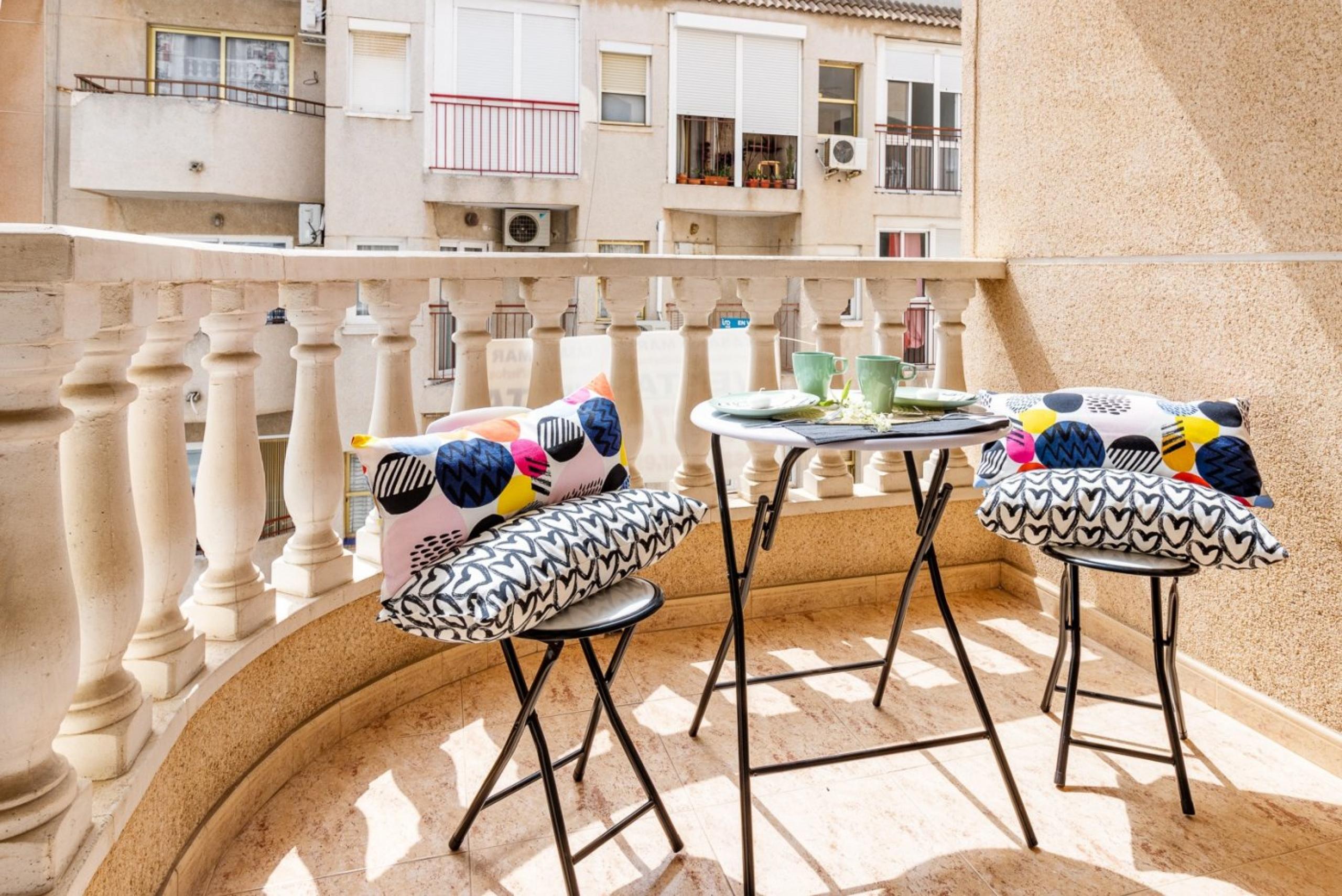 Appartement de deux chambres à Torrevieja à 5 minutes à pied de la plage du prêtre