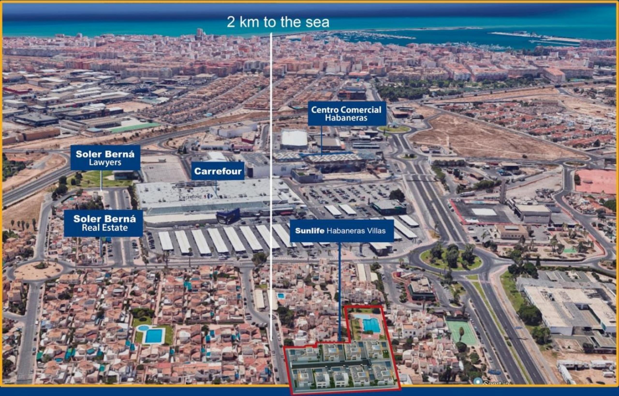 Villas de luxe à seulement 100 m de Carrefour à Torrevieja